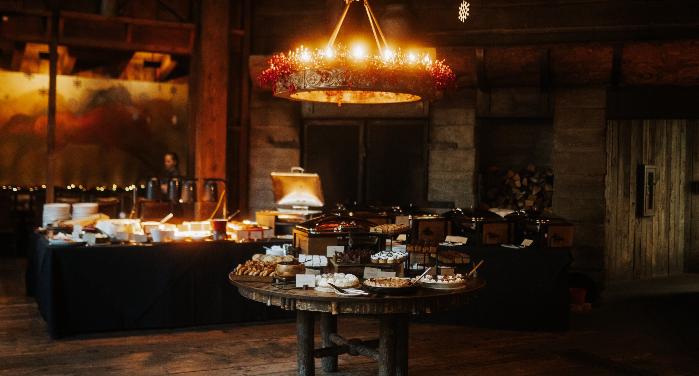 A Thanksgiving buffet