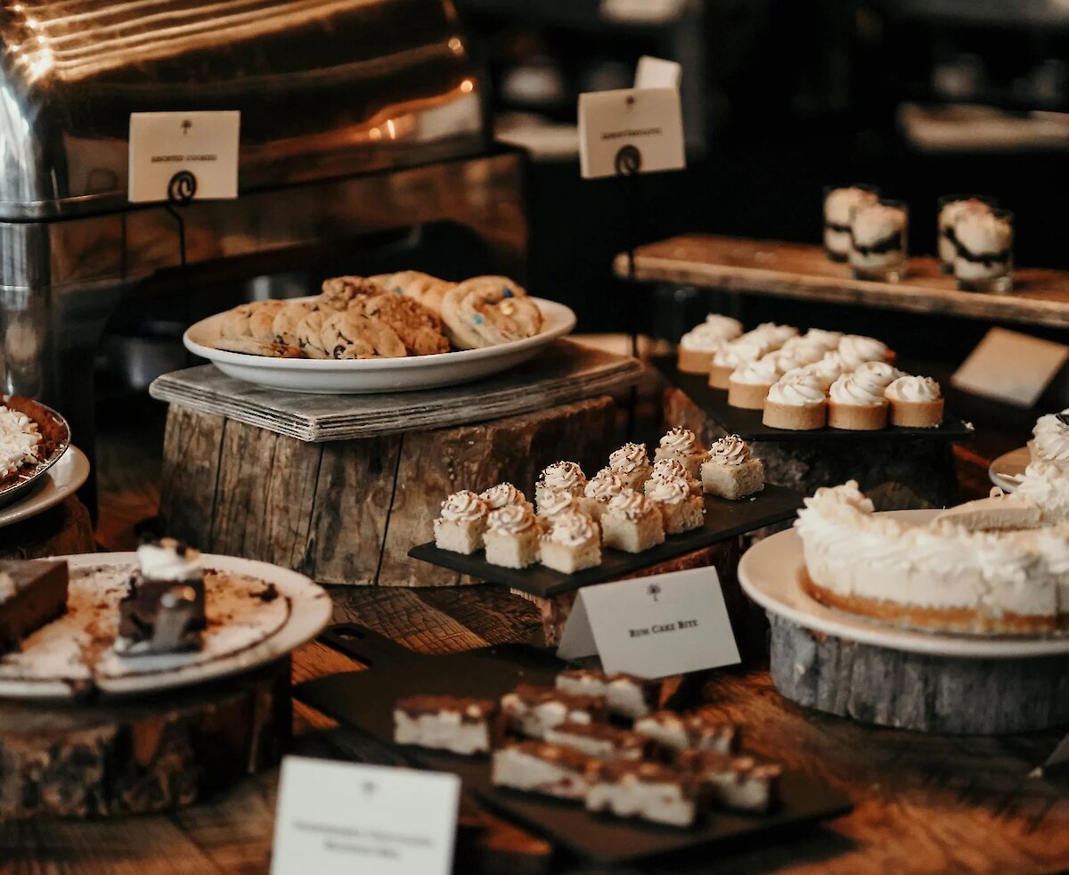 A Thanksgiving buffet
