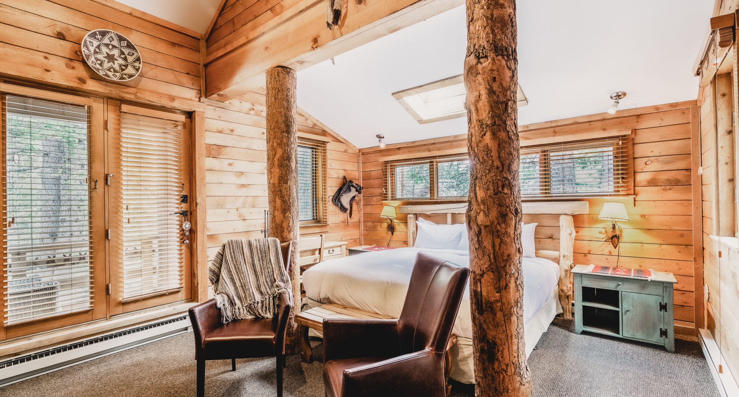 Primary bedroom in a Sundance Suite.