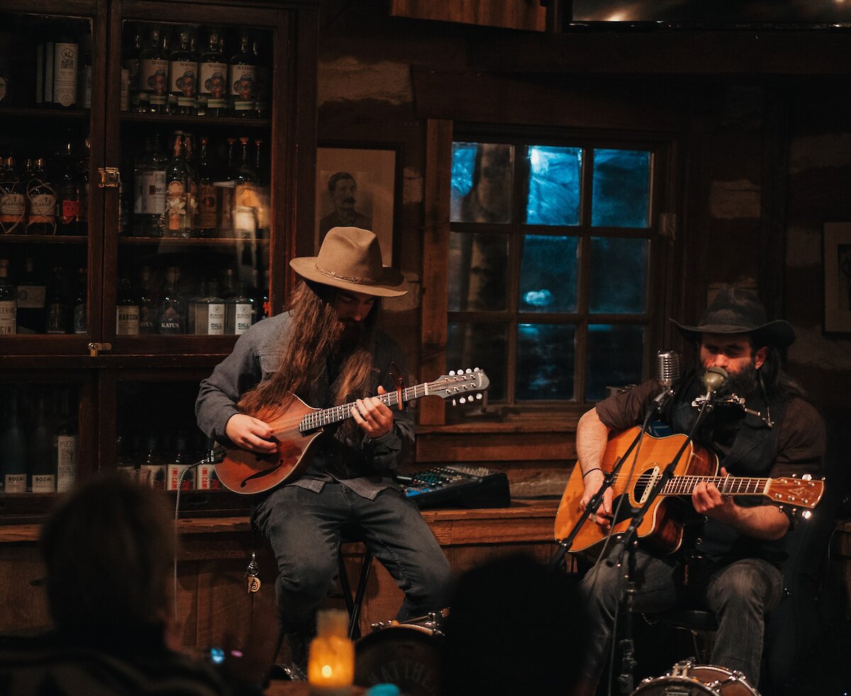 Musicians playing at Owl Bar