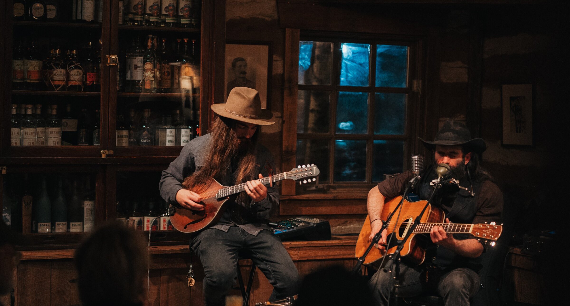 Musicians playing at Owl Bar