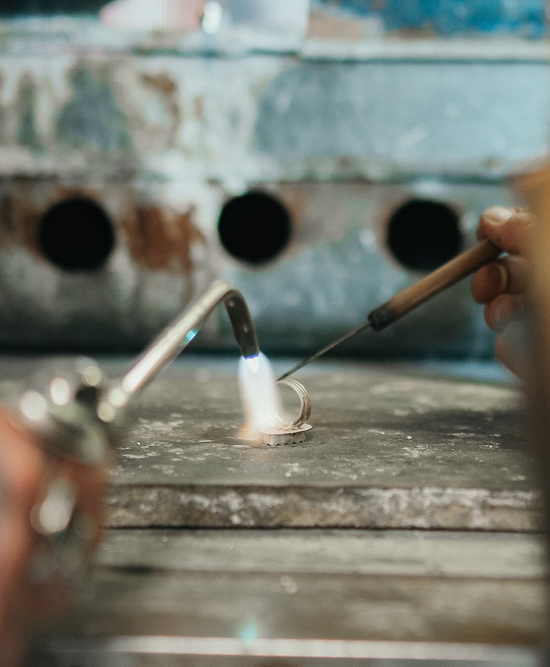 Silversmithing at Sundance Resort
