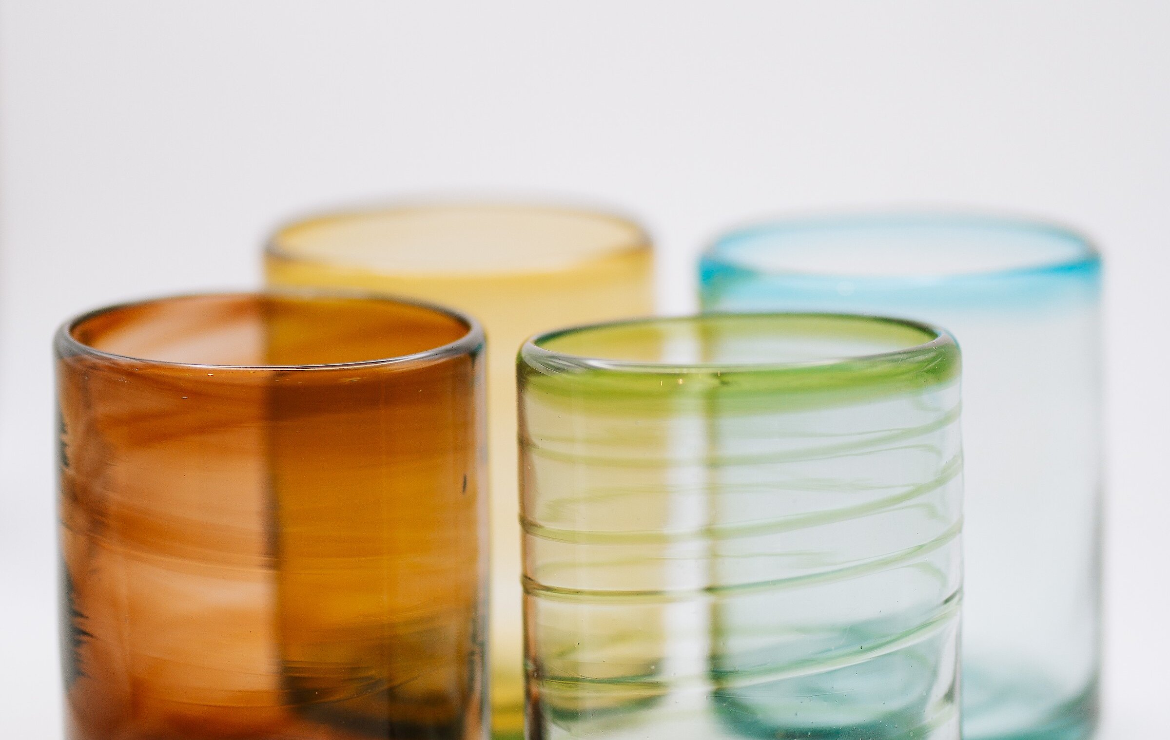 Tumblers from the Sundance Resort Glassblower Studio