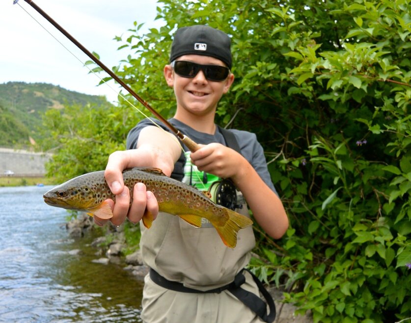 Kids fly fishing clinic at sundance resort
