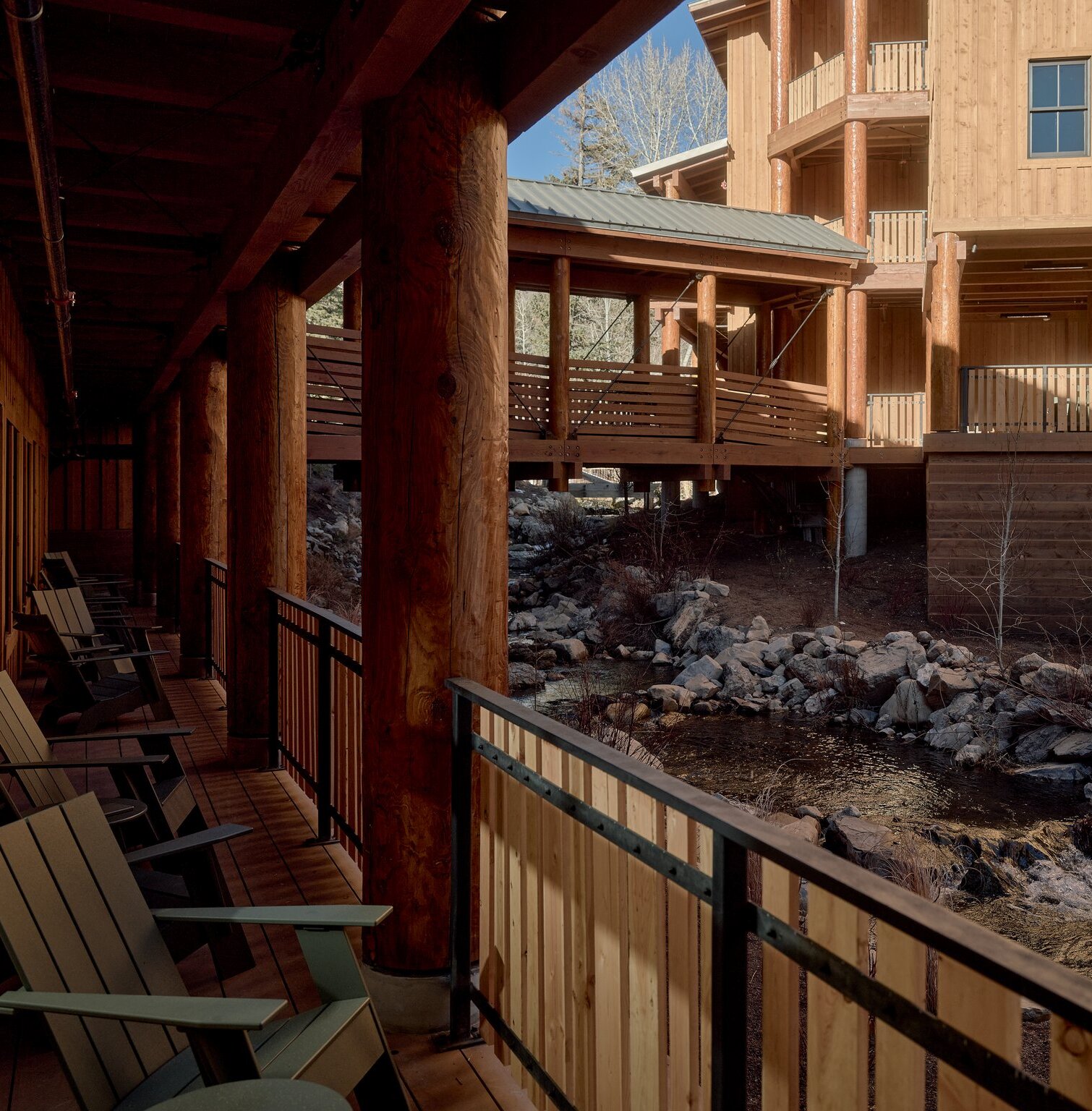 The bridge at the Inn.