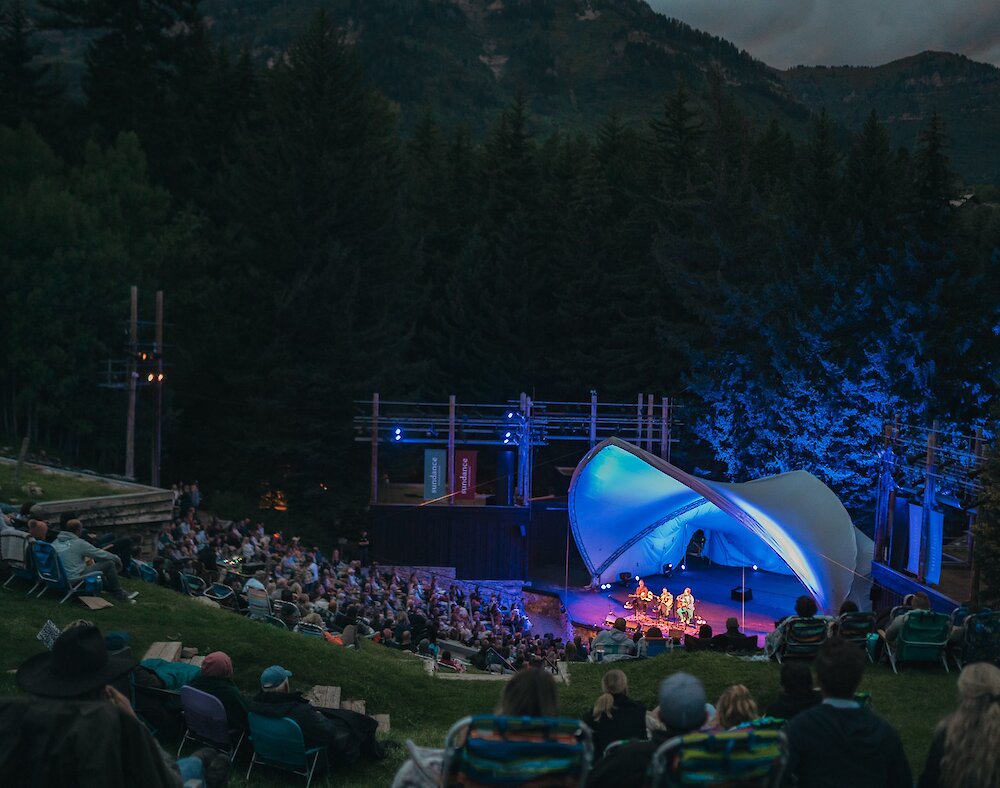 Bluebird concert at Sundance Resort.