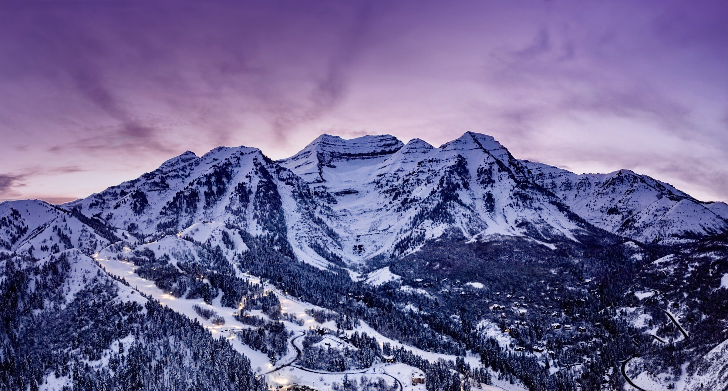 Full Moon lift ride at Sundance Mountain Resort