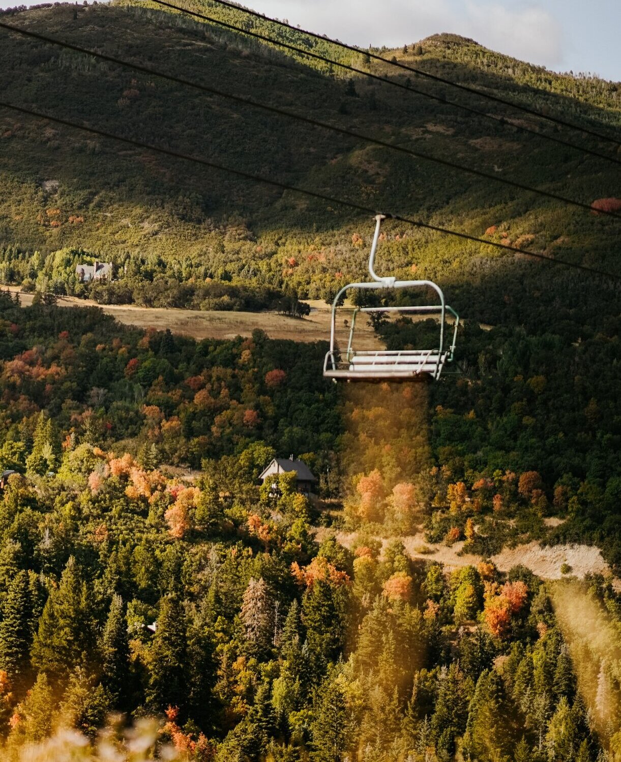Trio of pools with a view of Mount Timp.