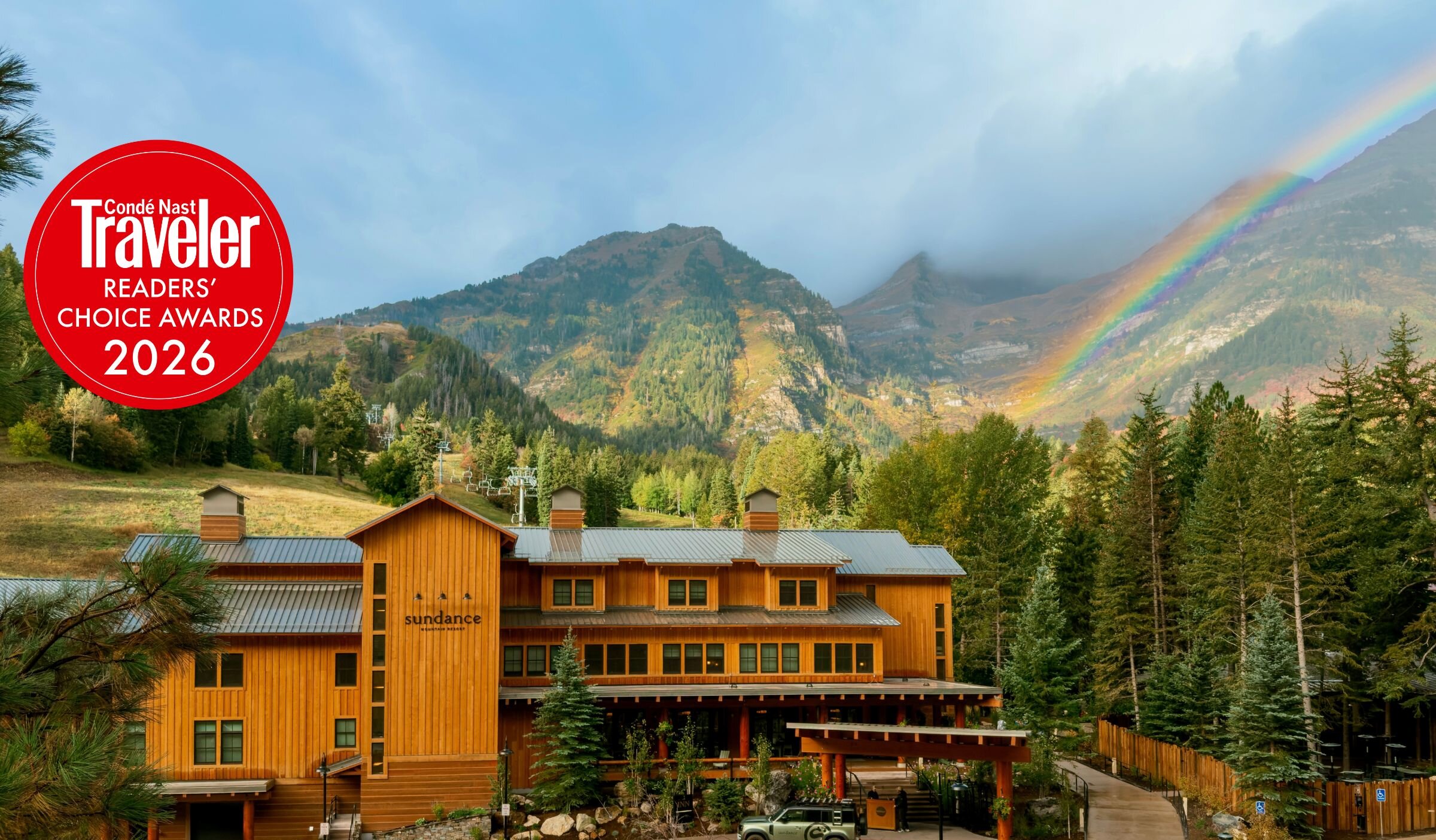 The Inn at Sundance Resort in the winter.