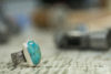 Turquoise stone ring.