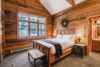 Private master bedroom with great natural light and modern cabin vibes.