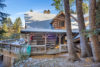 Large wrap-around porch at the front of the Cascade Ridge vacation rental.