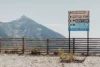 Information sign to guide guests at the top of Sundance Resort in the summer.