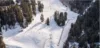 Aerial view of one of the ski lifts at Sundance Mountain Resort.