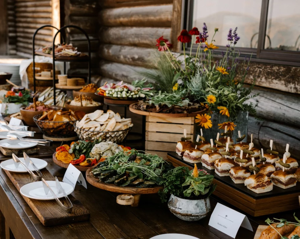 A delicious display of Sundance Catering at the Bearclaw Supper Club Soiree.