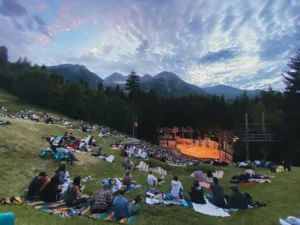 Outdoor performance of the Sound of Music at Sundance Mountain Resort.