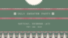 Festive invitation for an 